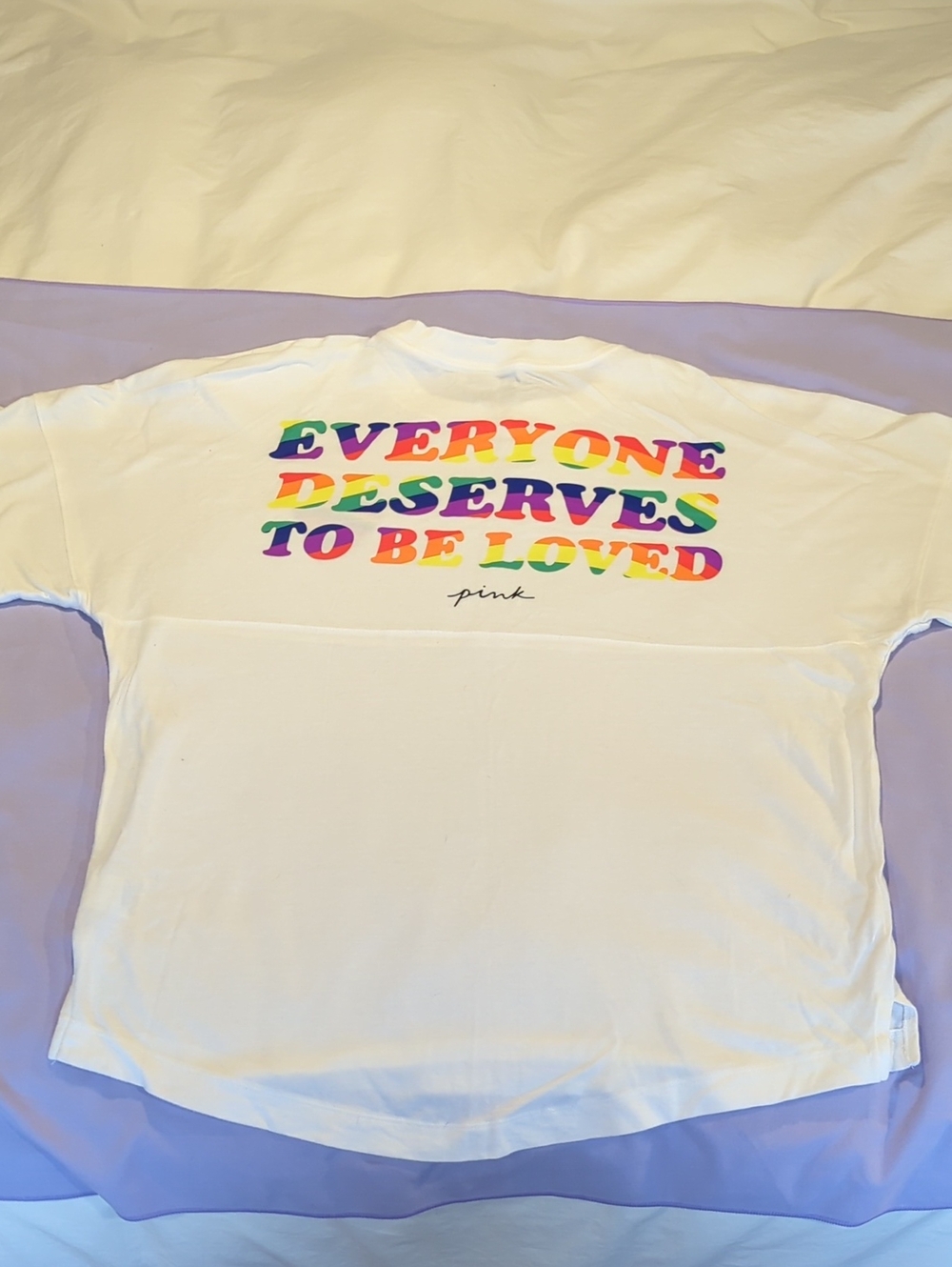 PINK Small PRIDE T Shirt